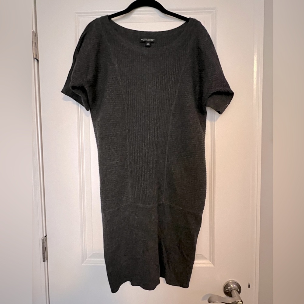 Banana Republic Gray Wool Blend Dress Sz M